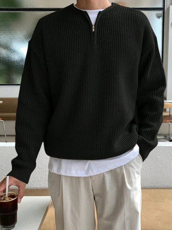 Oversize Zip-Up Pullover für Herren - Havron