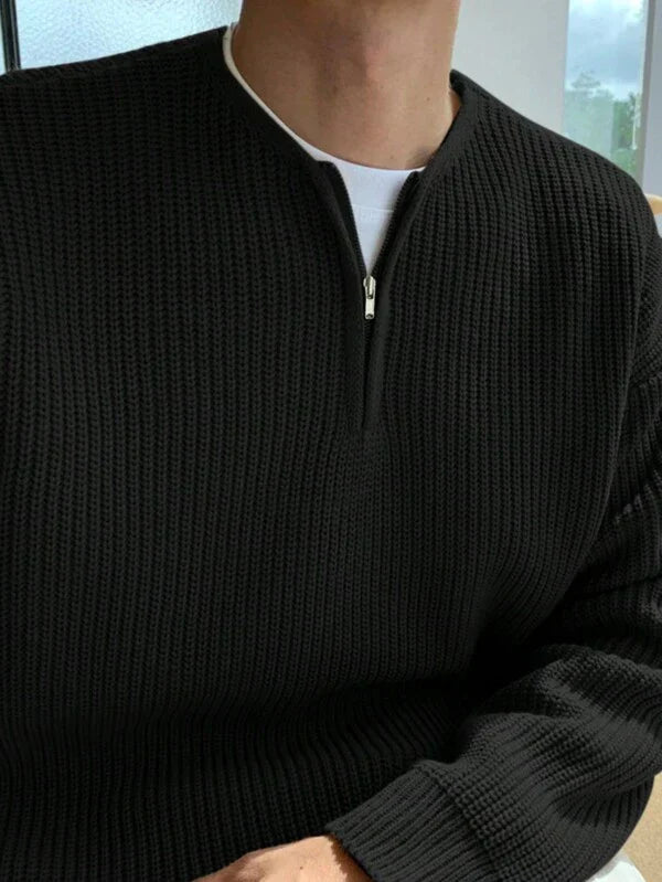 Oversize Zip-Up Pullover für Herren - Havron