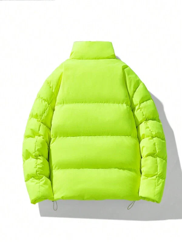 Oversize Fluoreszierender Herren-Wintermantel - Vigoro