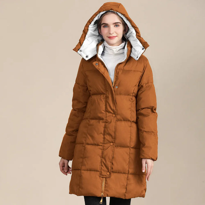 Trendiger gesteppter Damen-Wintermantel - Elodie