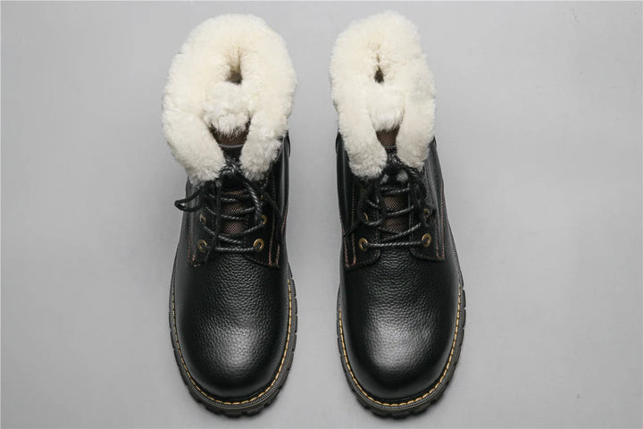 Leder-Winterstiefel | Mit herrlich warmem Wollfutter