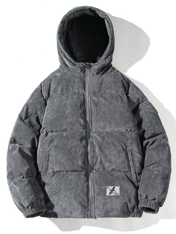 Herren-Steppjacke aus Cord - Verno