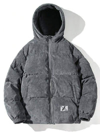 Herren-Steppjacke aus Cord - Verno
