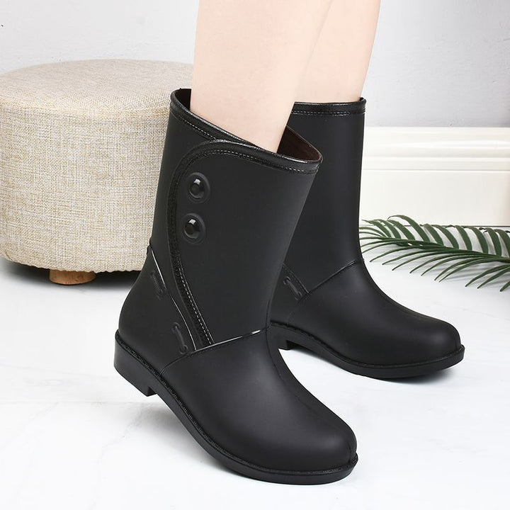 Waterdichte Dames Regenlaarzen comfortabel met Antislipzool – Elora