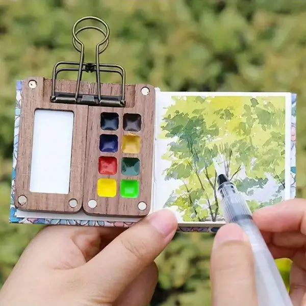 Compacte Creativiteit Altijd en Overal - KunstZet Waterverfset