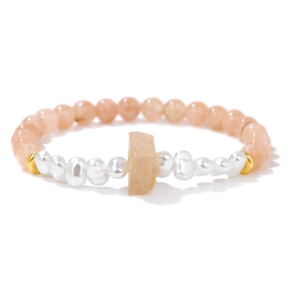 Natürliches Kristallperlen Armband - Eline