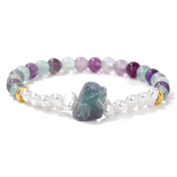 Natürliches Kristallperlen Armband - Eline