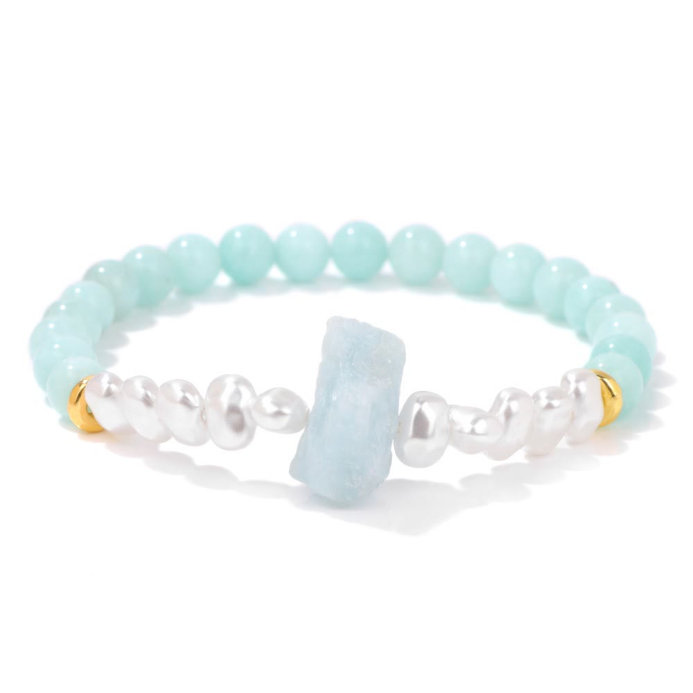 Natürliches Kristallperlen Armband - Eline