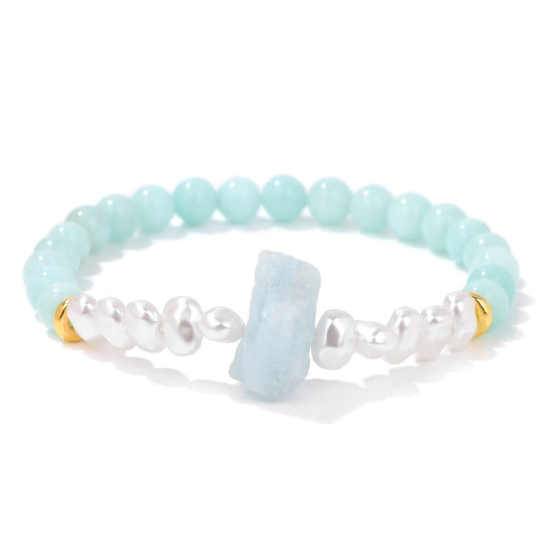Natürliches Kristallperlen Armband - Eline