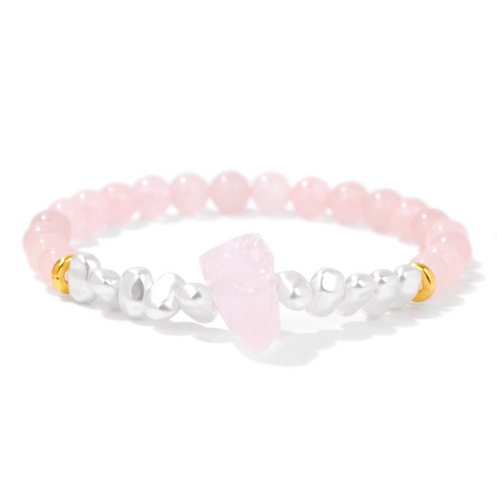 Natürliches Kristallperlen Armband - Eline