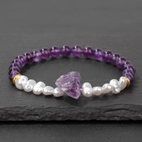 Natürliches Kristallperlen Armband - Eline