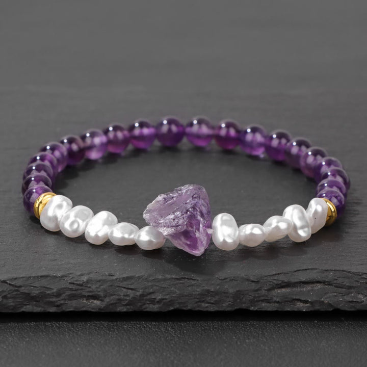 Natürliches Kristallperlen Armband - Eline