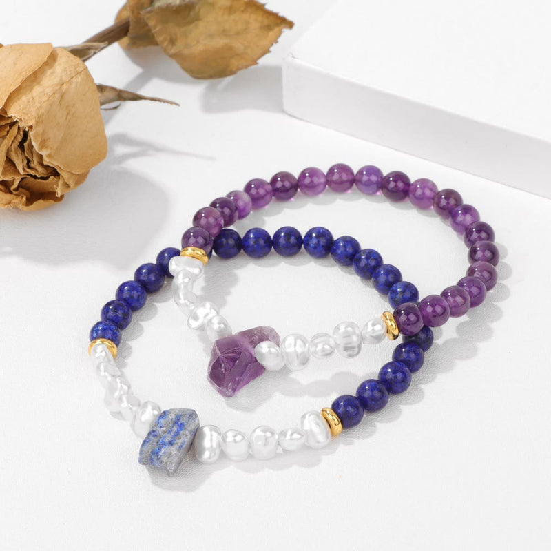 Natürliches Kristallperlen Armband - Eline