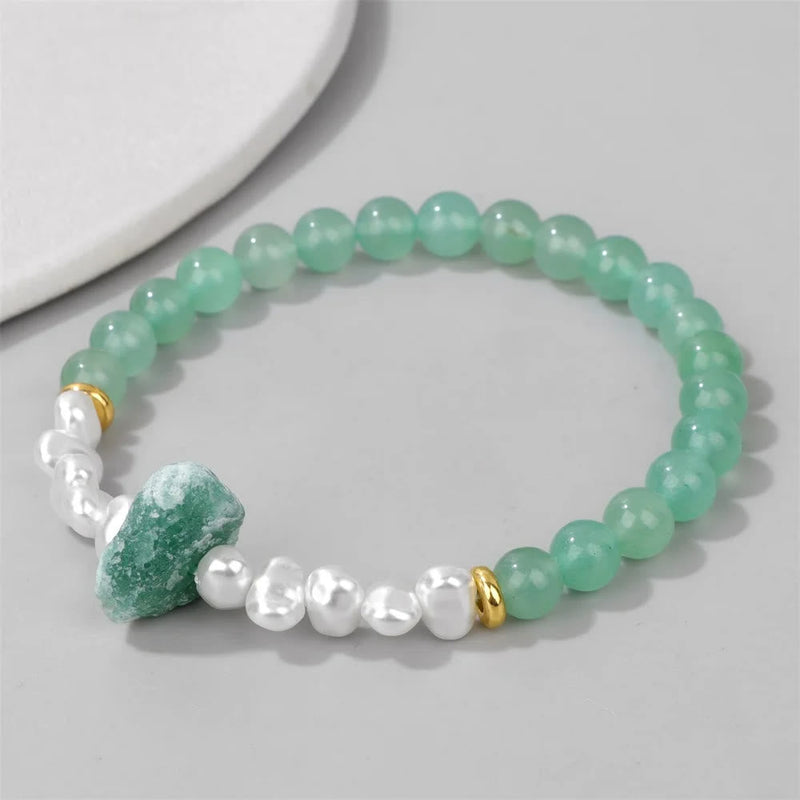 Natürliches Kristallperlen Armband - Eline