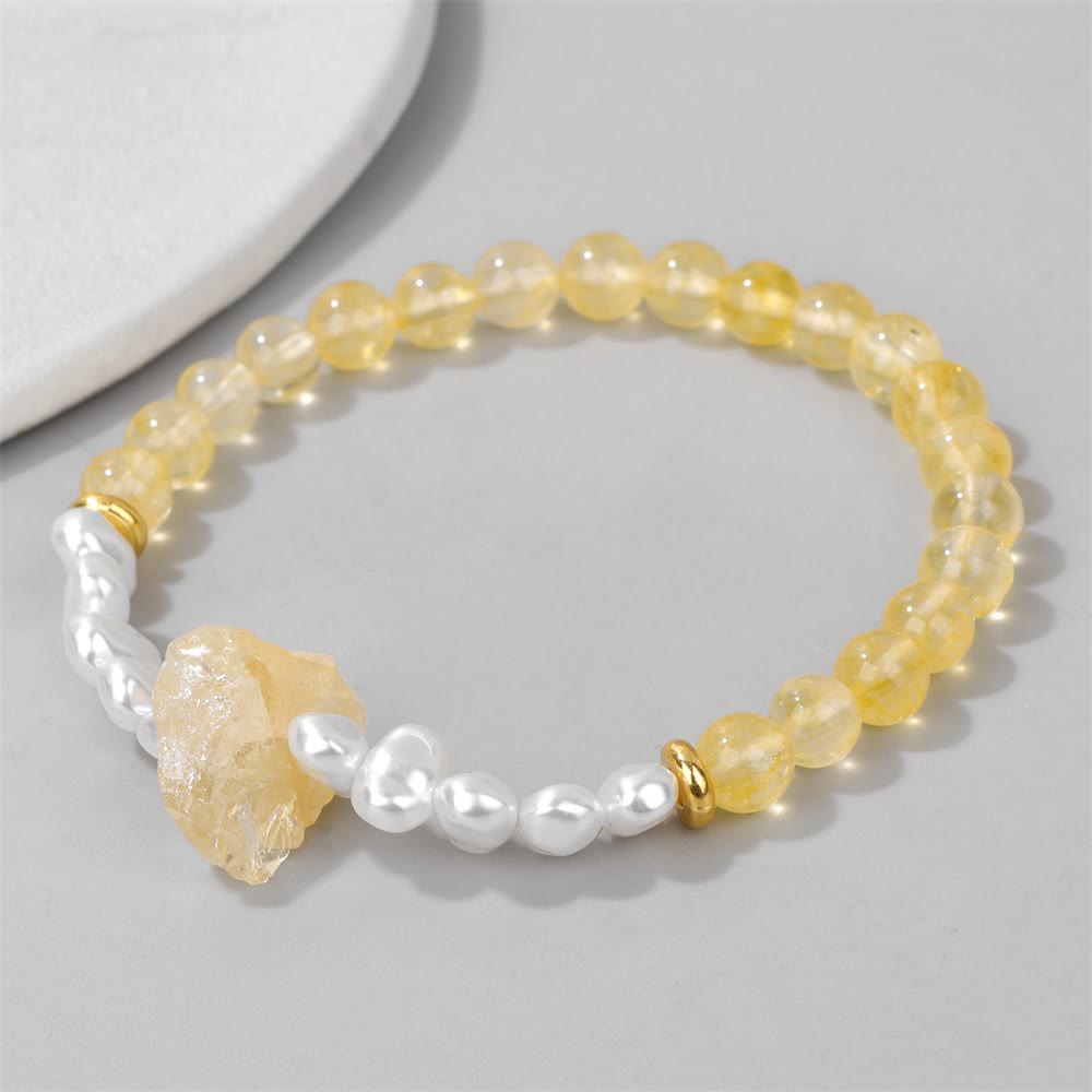 Natürliches Kristallperlen Armband - Eline