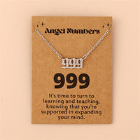 Angel Numbers Stainless Steel Necklace - Celestia