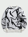 Herrenpullover mit grafischem Print - Arvid