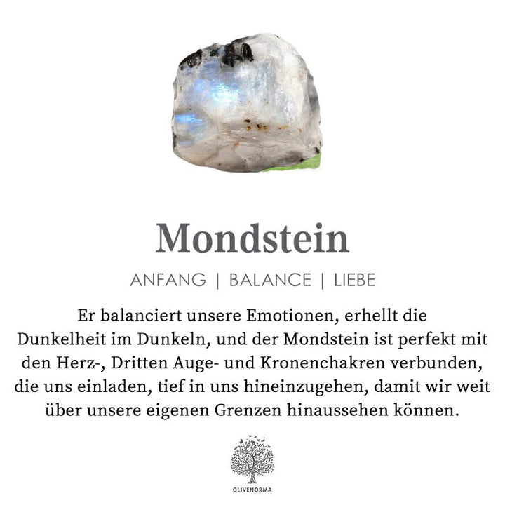 Stilvoller Vintage Mondsteinring - Clara