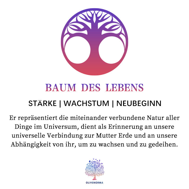 Stilvoller Lebensbaum-Ring aus Edelstahl für Damen - Elina