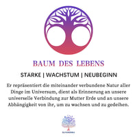 Stilvoller Lebensbaum-Ring aus Edelstahl für Damen - Elina