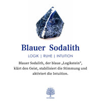 Halskette mit Kreuz aus Natürlichen Edelsteinen - Seraphina