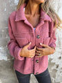 Kurze Teddyjacke - Dion | Warm mit stilvollem Reverskragen