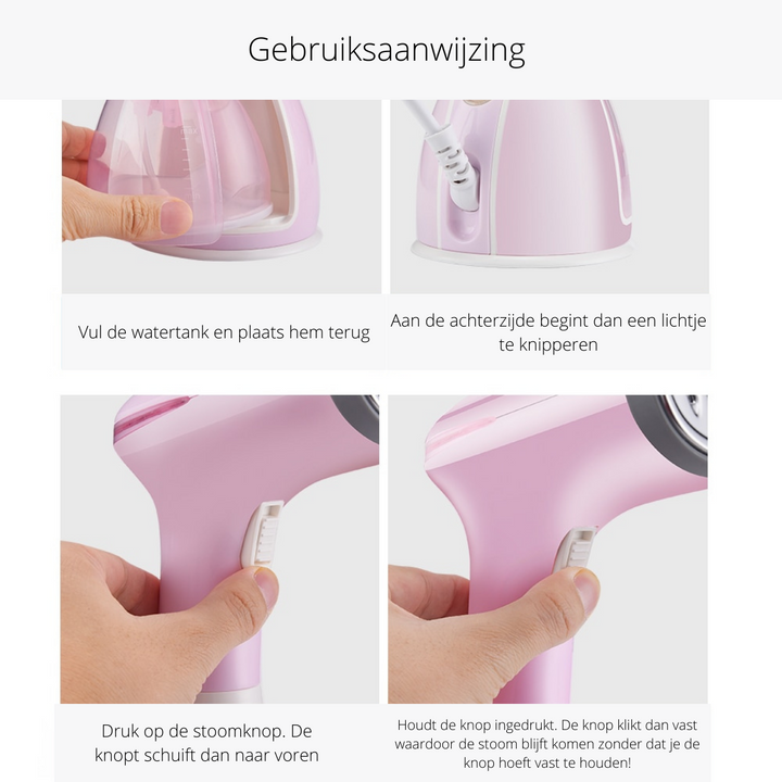 Portable Clothes Steamer | No Wrinkles in No Time