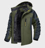 Warme und wasserdichte Herren-Fleecejacke mit Kapuze - Logan