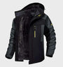 Warme und wasserdichte Herren-Fleecejacke mit Kapuze - Logan