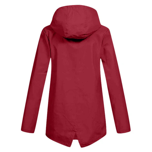 Trendy Dames Regenjas met Capuchon - Liora