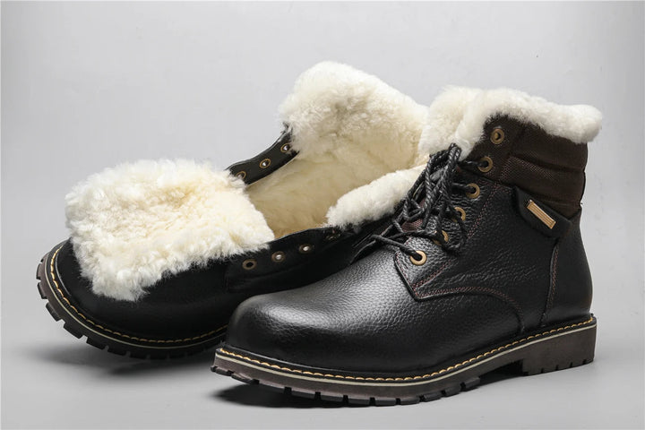 Leder-Winterstiefel | Mit herrlich warmem Wollfutter