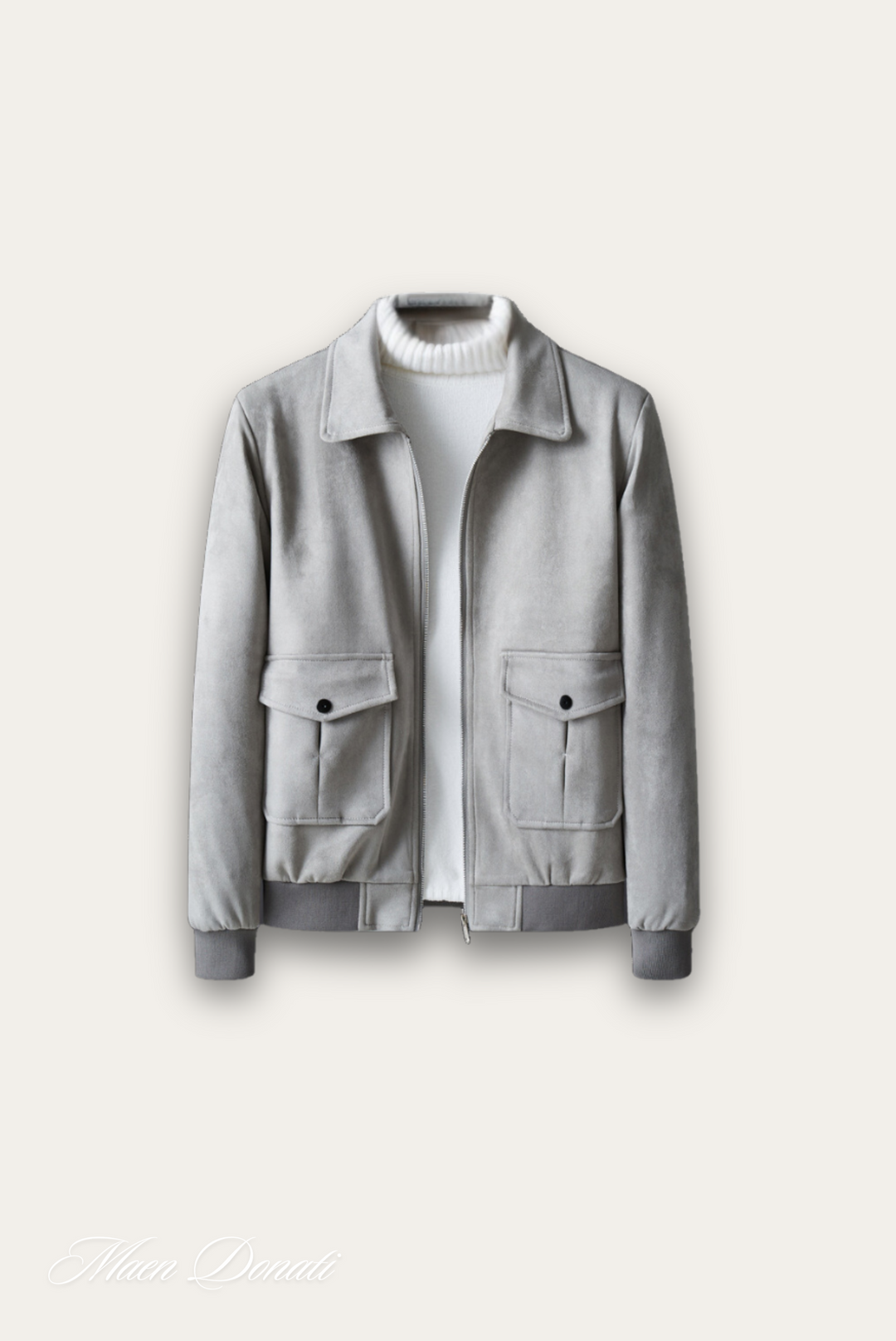 Trendy Grijze Herenjas – Matteo