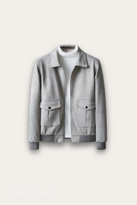 Trendy Grijze Herenjas – Matteo