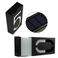 Verlicht Huisnummer op Zonne-energie - SolarSign