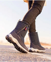 Halbhohe Snowboots | Warme Winterstiefel