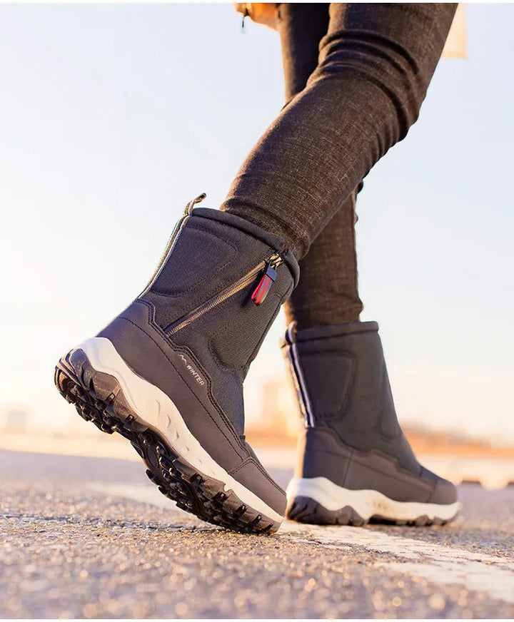 Halbhohe Snowboots | Warme Winterstiefel