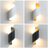 Moderne Spiral-LED-Wandleuchte - TwistLight