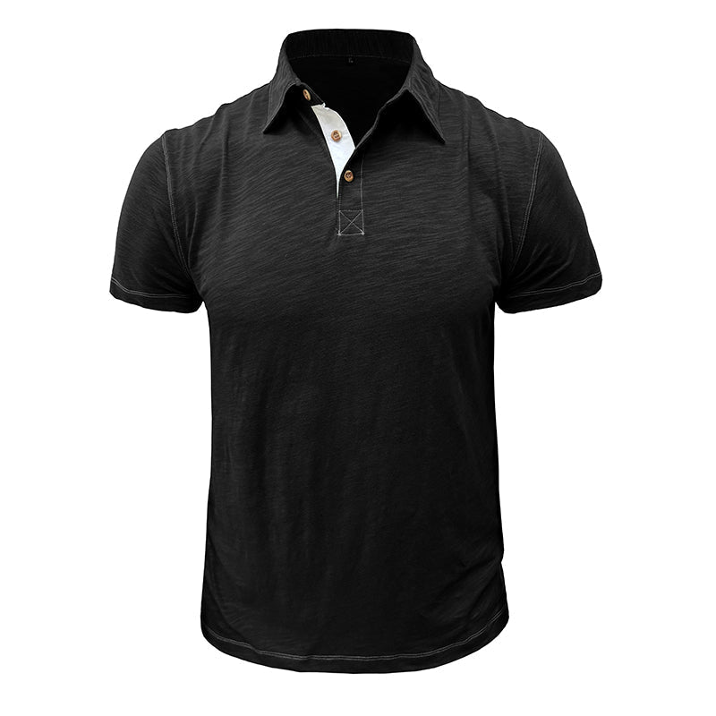 Herren-Poloshirt aus weicher Baumwolle – Matteo