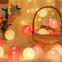 Stimmungsvolle Lichterkette mit Kugeln - LumaBreeze