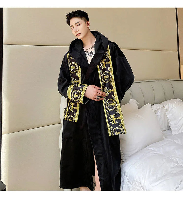 SnuggleMaster 5000 | Super comfy velvet bathrobe