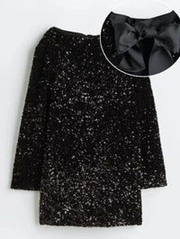 Trendiges Glitzer-Midikleid - Stella