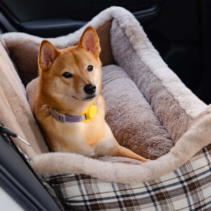 Pluche Autostoel voor Huisdieren – RideSafe CozySeat