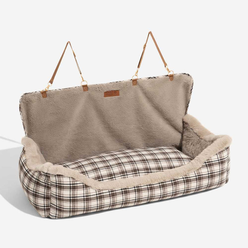 Pluche Autostoel voor Huisdieren – RideSafe CozySeat