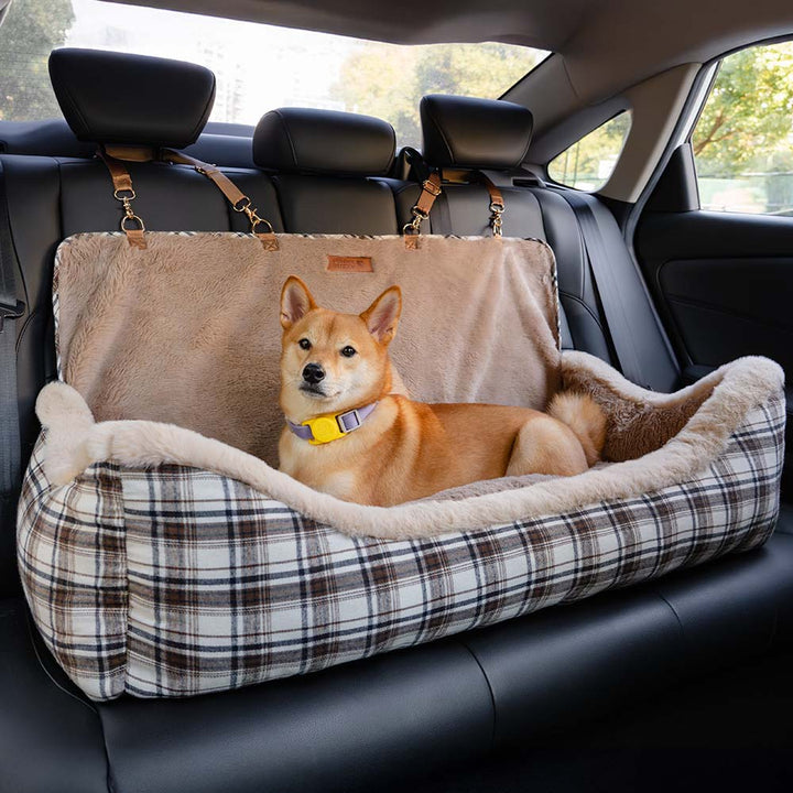 Pluche Autostoel voor Huisdieren – RideSafe CozySeat