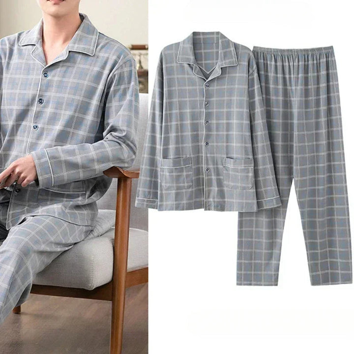 Komfort Pyjama | Oversized einfarbiger Schlafanzug