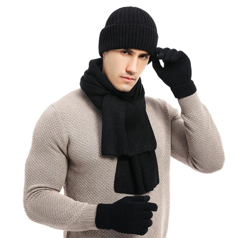 Stoere Winterset | Met stoere muts, sjaal en handschoenen!