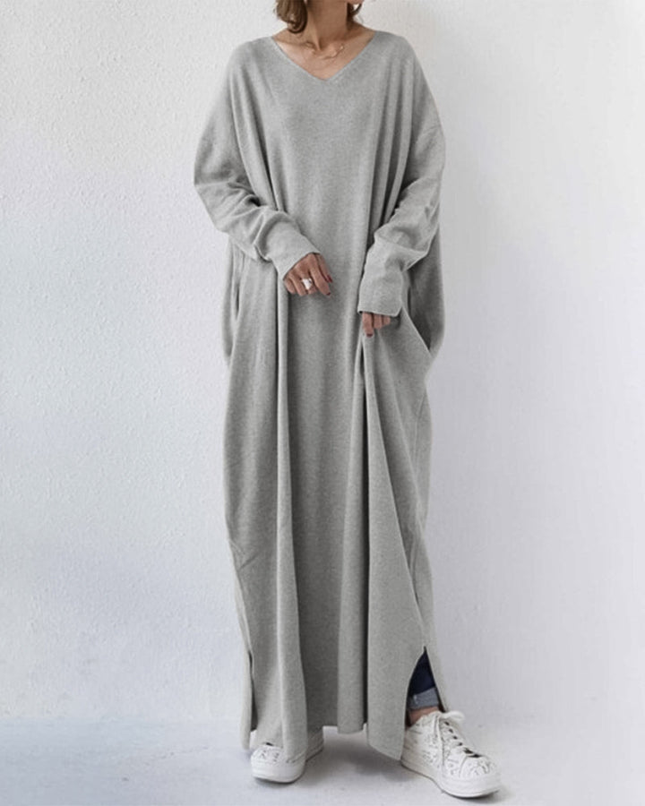 Sommerliches Maxikleid aus Baumwoll-Leinen-Mix – Sorella