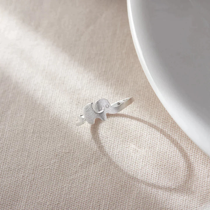 Silver Elephant Ring | Cute and Adjustable in Size