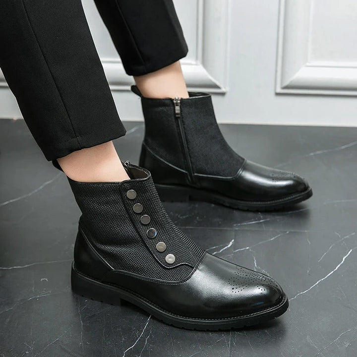 Luxuriöse Herren-Lederstiefel - Levi