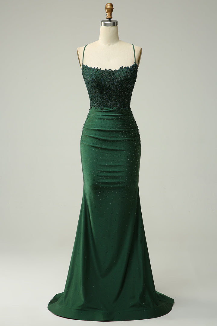 Stylish Mermaid Halter Neck Ball Gown - Lara
